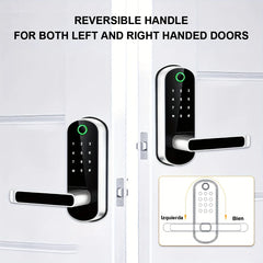 Smart Fingerprint Door Lock – WiFi Keyless Entry with Touchscreen by Snagg A Smart Door Lock