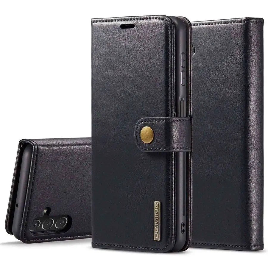 Detachable Magnetic Leather Wallet Case for Samsung Galaxy A Series by Snagg A Wallet Case