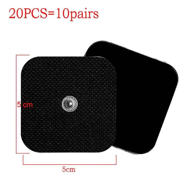 Electric TENS EMS Electrode Pads – Reusable Gel Therapy Replacement Pads