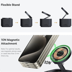 Magnetic Wireless Charger Qi2 15W for iPhone by Snagg A Charging Station