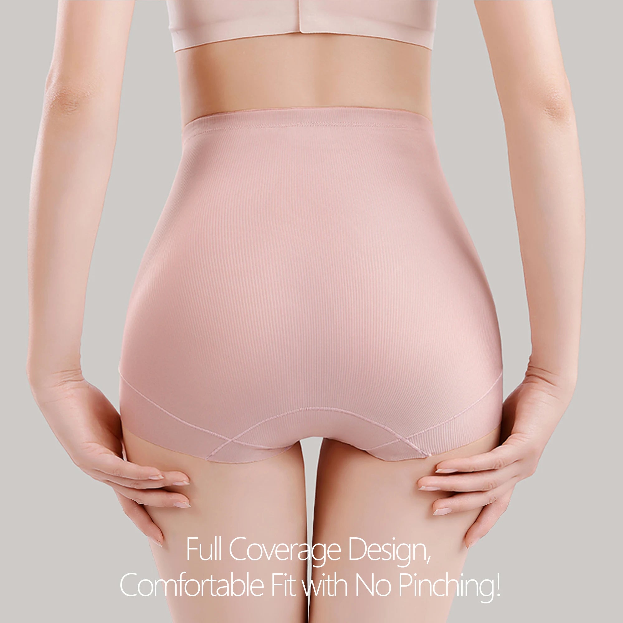 High Waist Tummy Control Briefs | 2-Pack Body Shaper Shapewear All-Day Comfort