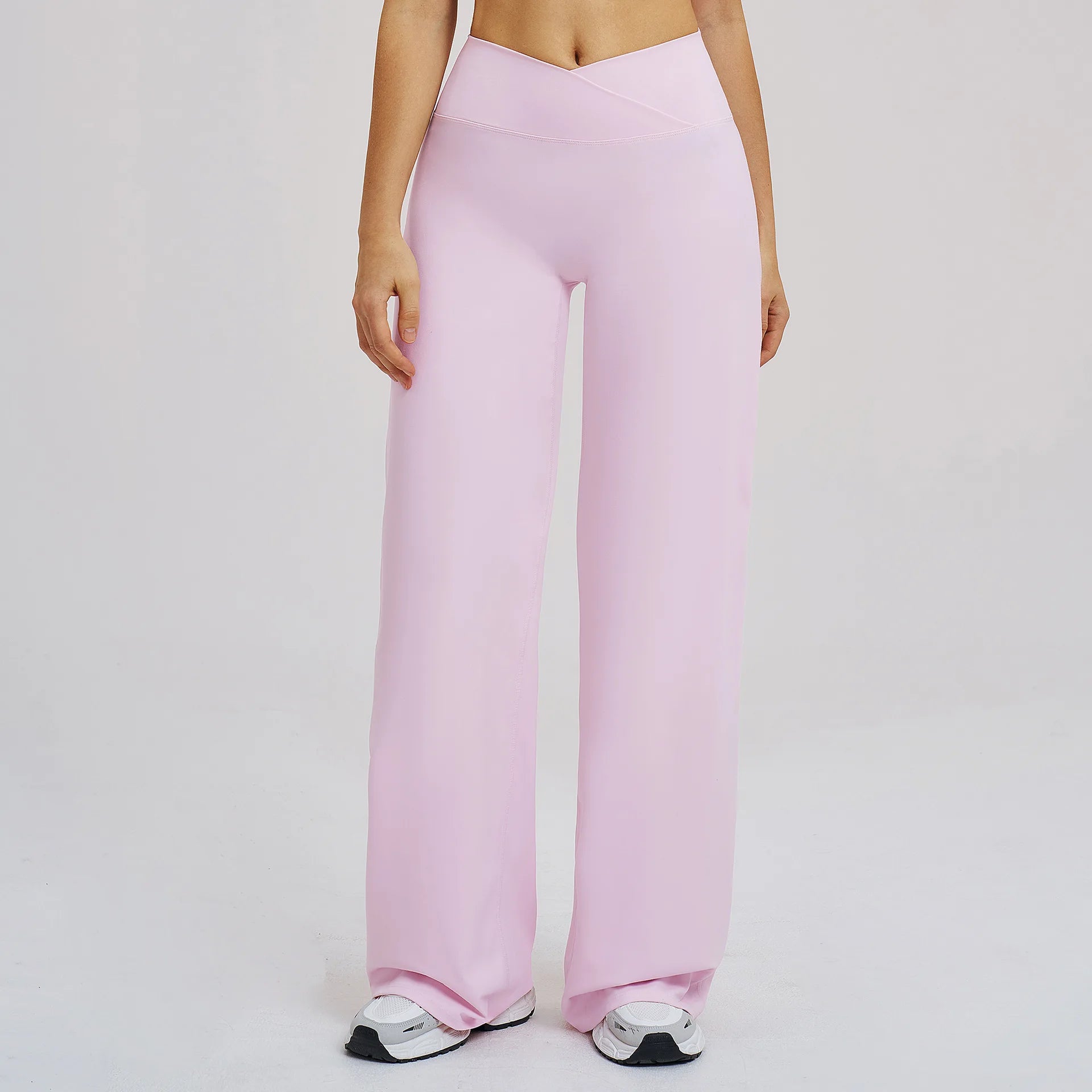 Women's V-Waist Gym Leggings | High Waist Peach Lift Scrunch Butt Yoga Fitness Tights