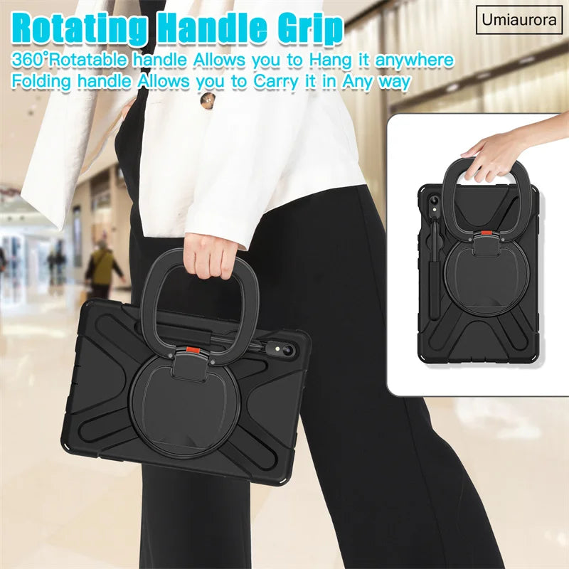 Heavy Duty Armor Kids Shockproof Case For Samsung Galaxy Tab S9 Series by Snagg A Tab Case