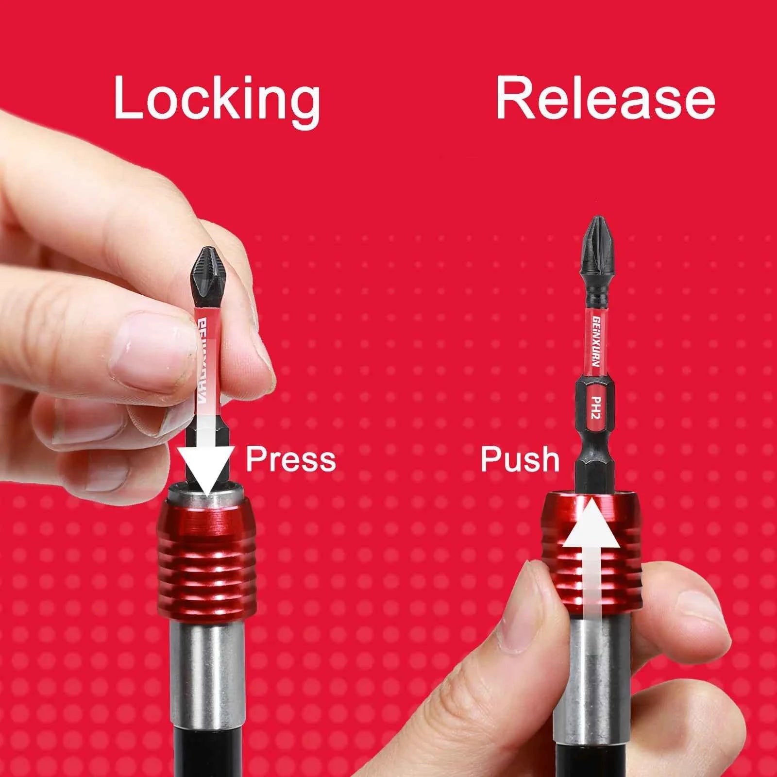 Hex Shank Quick-Change Screwdriver Bit Holder Set | Extension Drill Bit Guide Mixed 4–9pcs
