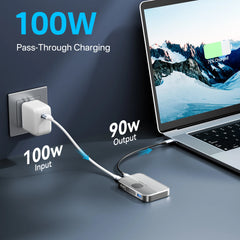 Magnetic M.2 NVMe SSD Enclosure Dock for iPhone 15/16 by Snagg An SSD Enclosure Dock