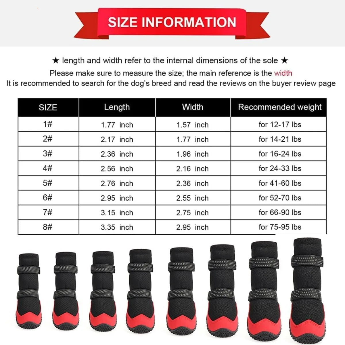 Waterproof Anti-Slip & Reflective Dog Shoes by Snagg A Shoes