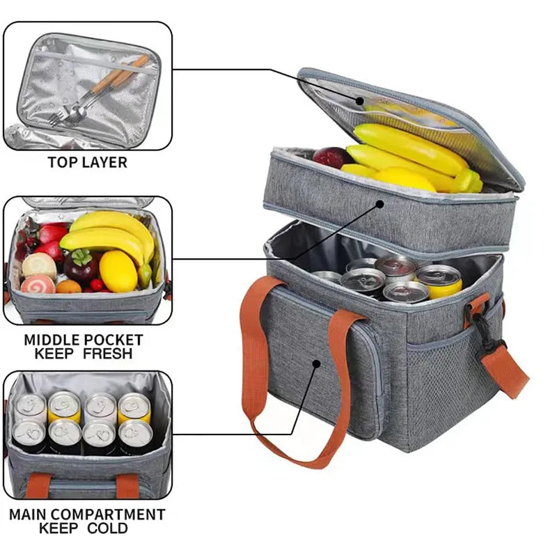 Portable Insulated Lunch Bag by Snagg A Lunch Bag