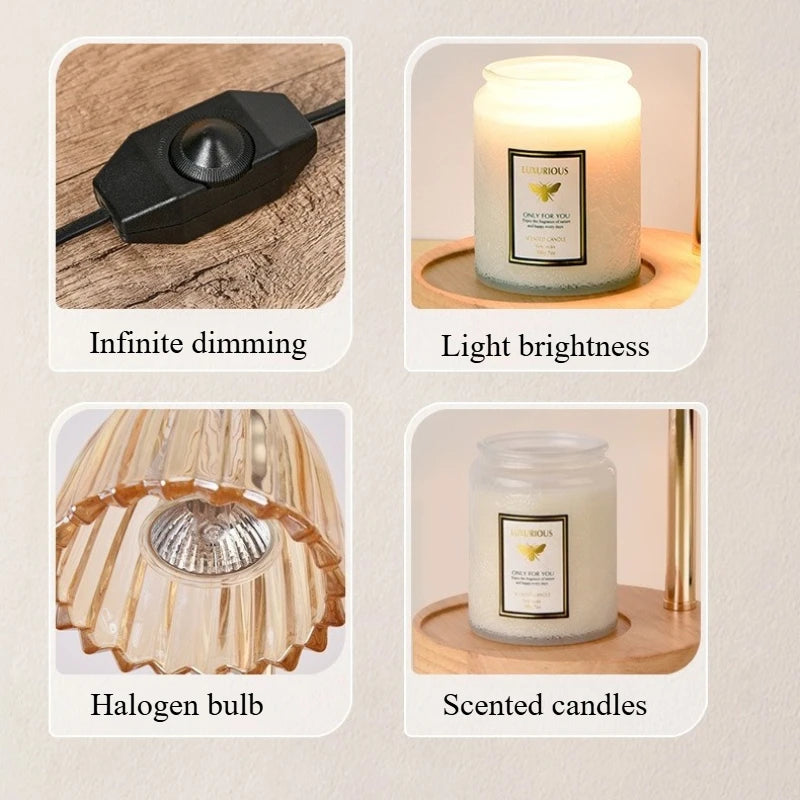 Adjustable Fragrance Warmer with Timer & Ambient Lighting by Snagg A Table Lamp