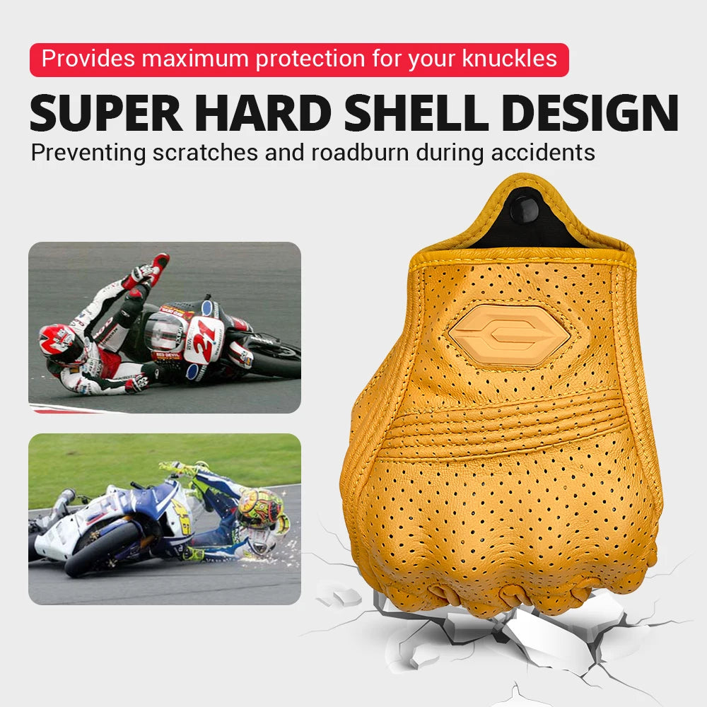 Vintage Leather Motorcycle Gloves by Snagg A Motorcycle Gloves