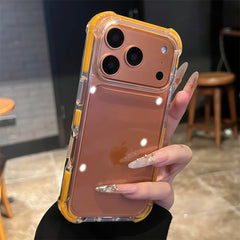 Four Corners Airbags Shockproof Acrylic Clear Case - for iPhone 15 Series - Phone Cases & Covers