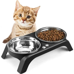 Elevated Adjustable Raised Pet Bowl Stand by Snagg A Feeder