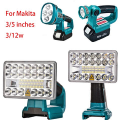 18V Cordless LED Work Light – Compatible with Makita Batteries