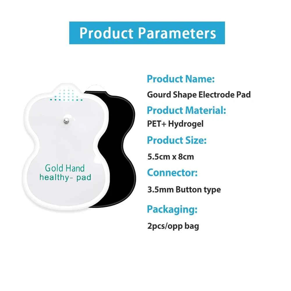 Reusable TENS EMS Electrode Pads – Conductive Gel Therapy Patches