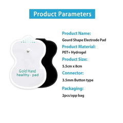 Reusable TENS EMS Electrode Pads – Conductive Gel Therapy Patches