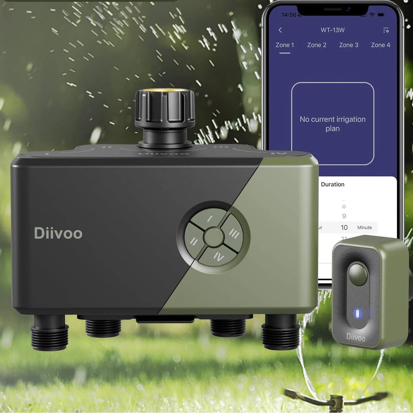 Smart 4 Zone WiFi Water Timer by Snagg A Water Timer
