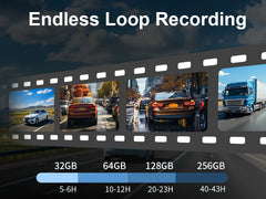 2K QHD Smart Dash Cam (D5) | 360° Rotation & Voice Control