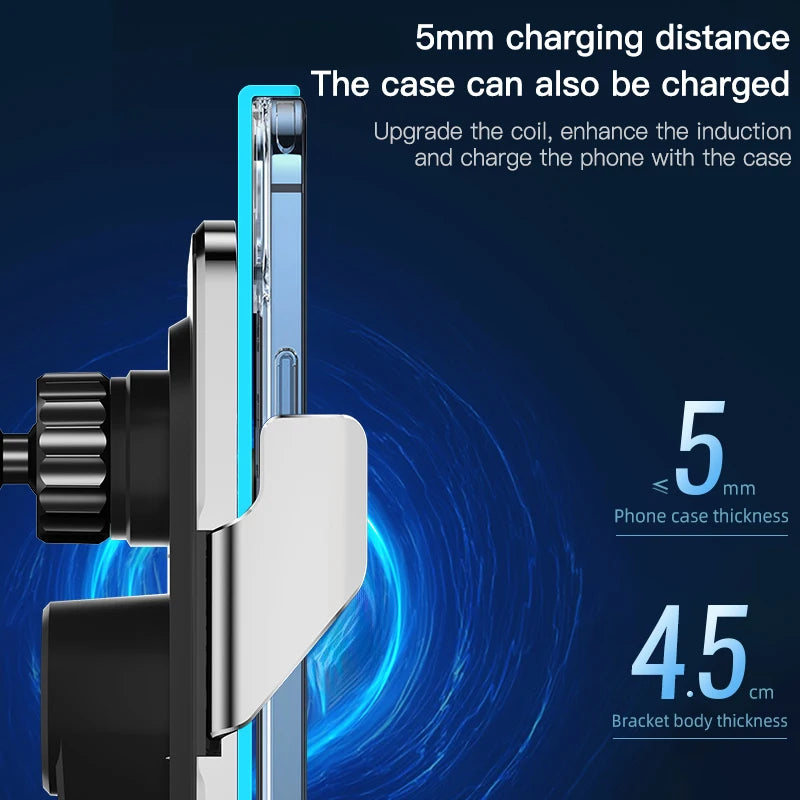 Upgraded Wireless Car Phone Holder by Snagg A Phone Holder