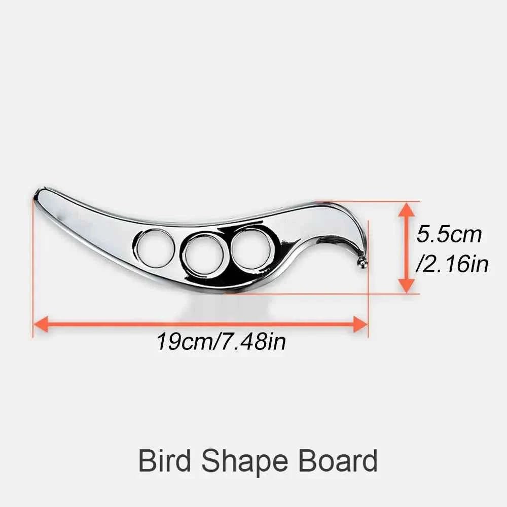 Professional Stainless Steel Gua Sha Massager – Deep Tissue Fascia Scraping & Muscle Recovery Tool