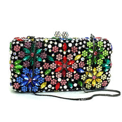 Stone Chain Crystal Evening Clutch by Snagg It Purses