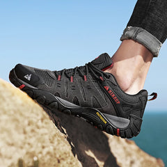 Men's suede leather hiking shoe – image 6