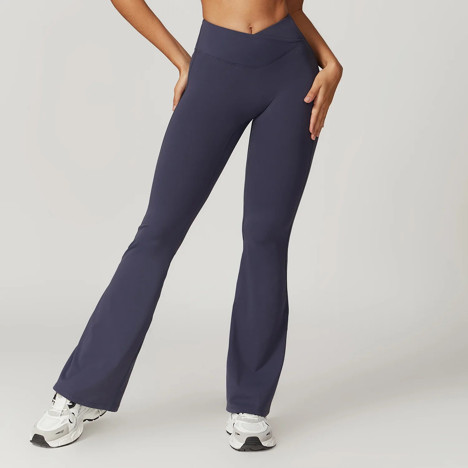 Women's Flared Yoga Pants | High Waist Bell-Bottom Lifting Dance Tights Gym Breathable Leggings