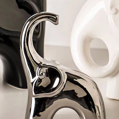 Family of Three Elephant Figurines by Snagg A Sculpture