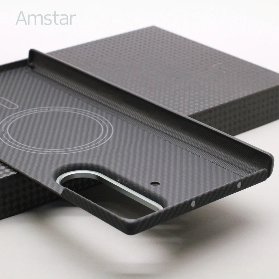 Magnetic Carbon Fiber Foldable Case for Samsung Galaxy Z Fold 7 by Snagg A Phone Case