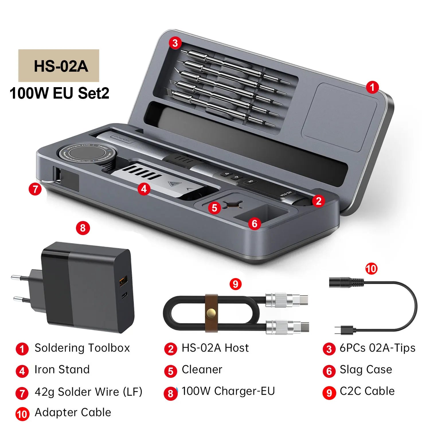 HS-02 Smart Soldering Iron by Snagg A Soldering Station
