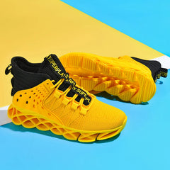 Men’s Casual Sneakers – Breathable Flyknit Trainers by Snagg A Shoes