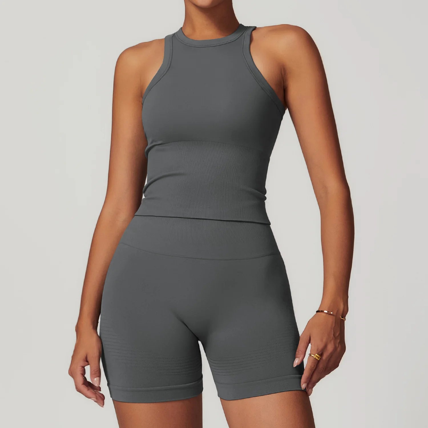 Women's 2-Piece Seamless Yoga Set | Sports Bra & Gym Leggings Athletic Wear Fitness Tracksuit