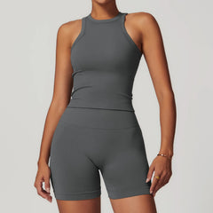 Women's 2-Piece Seamless Yoga Set | Sports Bra & Gym Leggings Athletic Wear Fitness Tracksuit