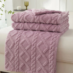 Winter Sherpa Blanket Ultra Soft & Cozy Warmth by Snagg A Throw