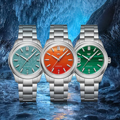 Automatic Mechanical Watch – Gemstone Series | NH35 Movement | AR-Coated Sapphire Crystal | 100M Water Resistant