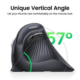 Ergonomic Vertical Wireless Mouse Bluetooth 5.0 & 2.4G Dual Mode for PC & Laptop by Snagg A Gaming Mouse