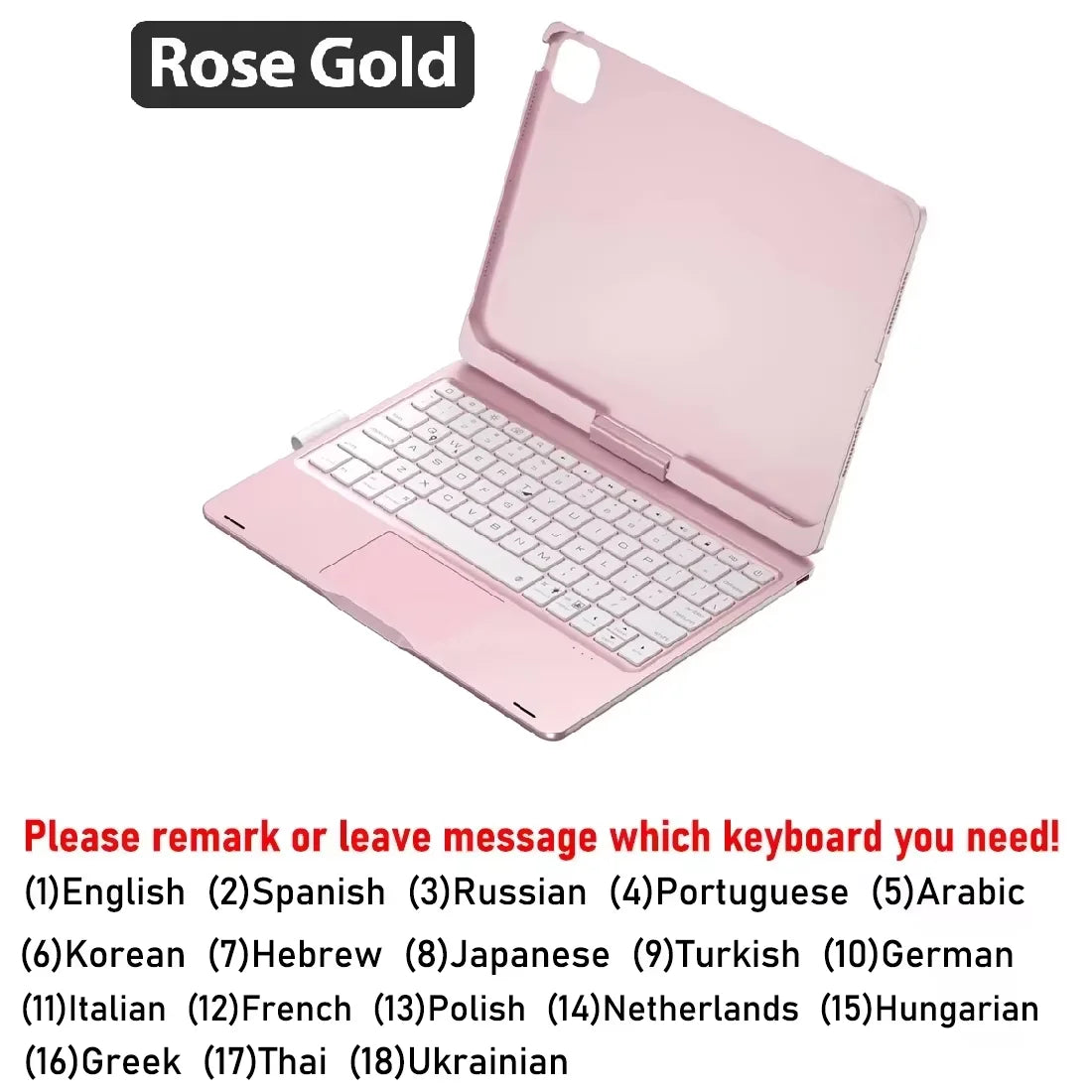 Magic Keyboard Case For iPad Air 11 13 2024 Pro 11 12.9 iPad 10.2 7/8/9th 10th Generation iPad Air 4 5 6 by Snagg A Wireless Keyboard