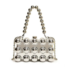 Mini Gold Chain Crossbody Bag by Snagg It Purses