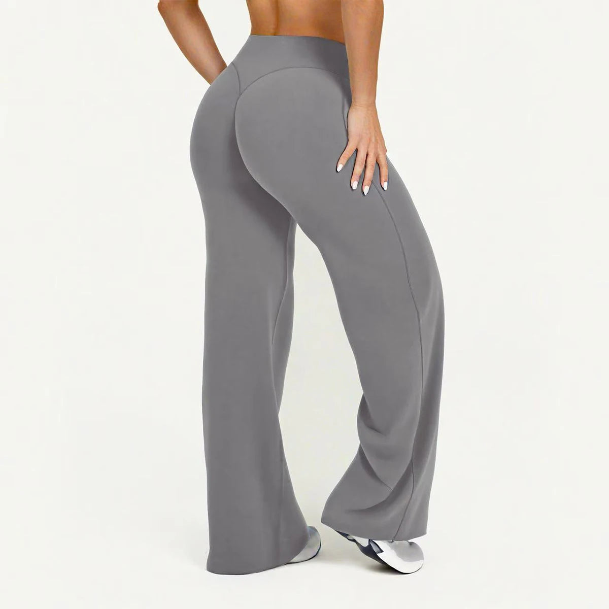 Women's Flared Wide-Leg Yoga Leggings | Seamless Breathable Fitness Versatile Casual Pants
