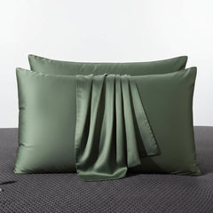 2 Pcs Real Silk Pillowcase – 100% Natural Silk by Snagg A Cushion Cover