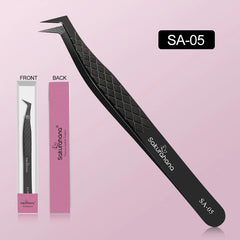 Professional Fiber Tip Eyelash Extension Tweezers – Precision High Volume Application Tool