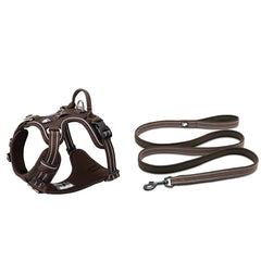 No-Pull Reflective Dog Harness & Leash Set by Snagg A Harness