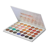 35 Color Professional Eyeshadow Palette – High Pigment Matte, Shimmer & Glitter Essentials