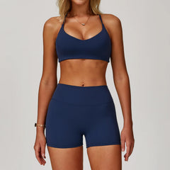Women's 2/3-Piece Long Sleeve Yoga Suit | Sports Bra Running Workout Gym Tracksuit Athletic Wear