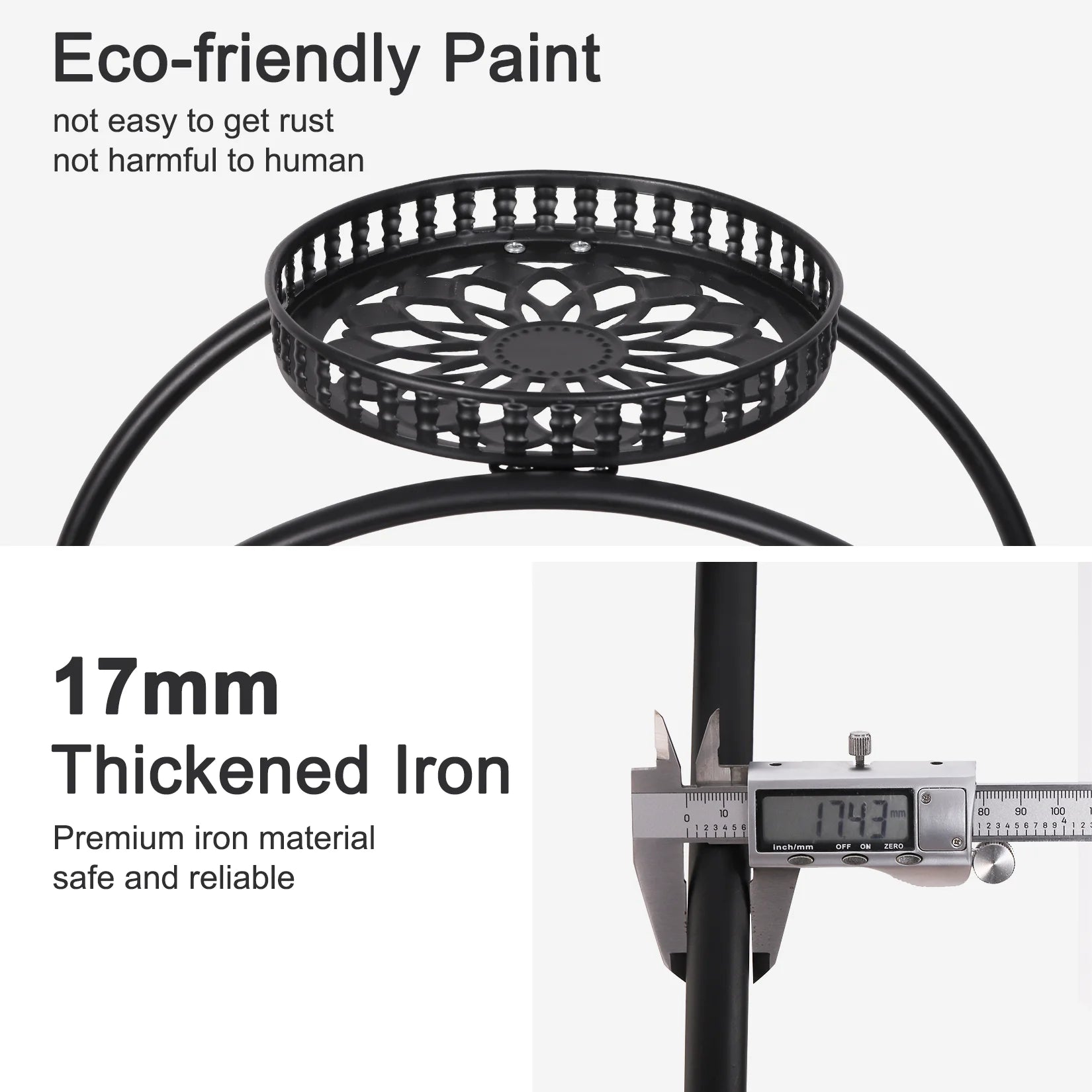 4 Tier Rolling Plant Stand with 6 Pots by Snagg A Rack