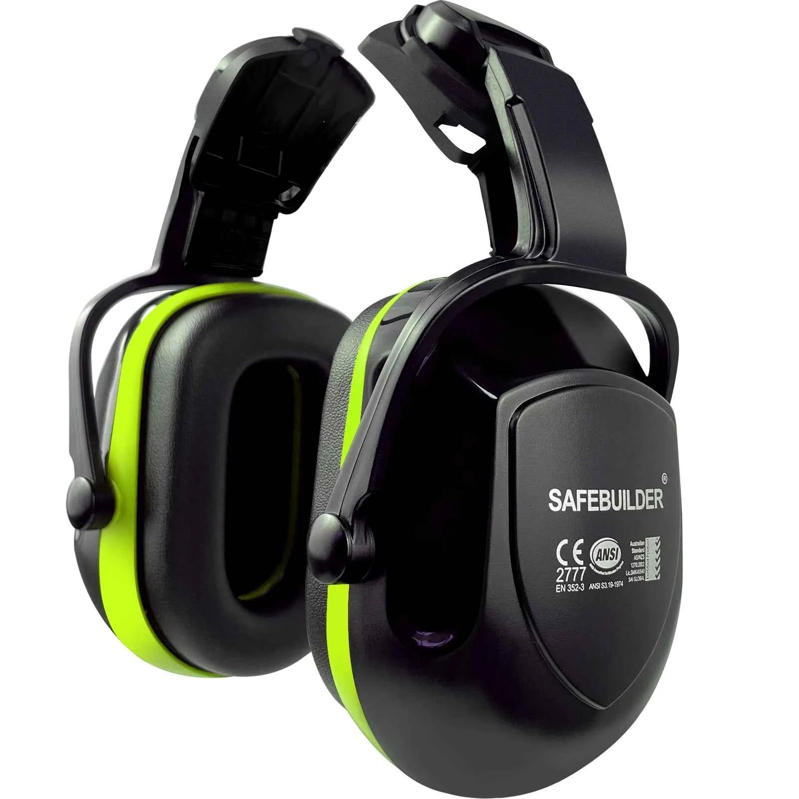 Helmet-mounted clip-on earmuffs – image 1