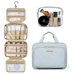 2-Piece Multifunction Makeup & Cosmetic Bag Set – Large Capacity Portable Travel Organiser for Women