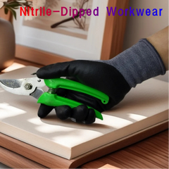 Nitrile Coated Work Gloves for Gardening/Workshop by Snagg A Gloves