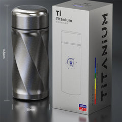Titanium Tea Infuser Premium Travel Mug 200ml For Travelers by Snagg A Bottle
