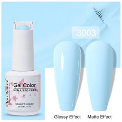 Professional 15ml HEMA & TPO Free Gel Polish – High-Performance Red & Multi Tone Semi Permanent Varnish