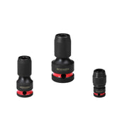 Impact Screwdriver Bit Holders 6pcs | 1/2" 3/8" 1/4" Square Drive to 1/4" Quick-Release Hex Adapter