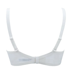 Plus Size T-Shirt Bra | Full Coverage Mesh Plunge Push Up Lightly Lined